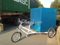 Full hard top Cargo Trike ,Pedal system From China