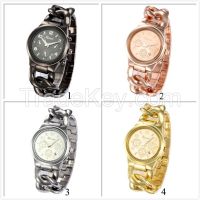 Top Quality Unisex All Stainless Steel Chain Wrist Watch montres watches homme From China