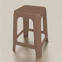 Plastic chair Roma high stool F1021 Brown