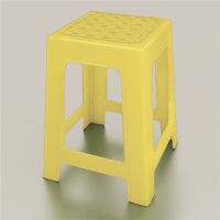 Plastic chair net high stool F175 Yellow