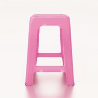 Plastic chair F5 high stool pink