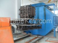 shuttle rotomolding rotatinal molding machine for hollow plastic products