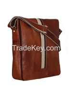 Leather Crossbody Messenger Bag For Men From India