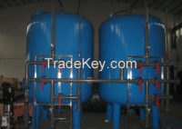 Carbon steel epoxy painting storage tank sand filter carbon vessel 