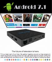 QINTAIX Q96 TV box android 7.1 media player 2gb ram 16gb rom Amlogic T962E hdmi input & output support RTC auto on/off with rotation