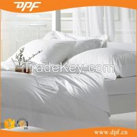 hotel linens 100%cotton white bedding sets