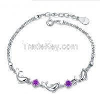 Simple style charms bracelets