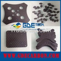 Hobby Carbon Fiber Parts, Carbon Fiber CNC Cutting Service for UAV/FPV