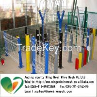 curvy welded mesh fence/European style garden zone fence (Manufacturer) From China