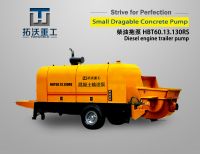  Diesel engine Trailer concrete pump HBT series  From China