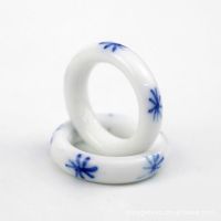 Blue and White Porcelain Finger Rings