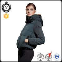 2016 COUTUDI winter insulated light duck down feather puffer hooded down jacket women