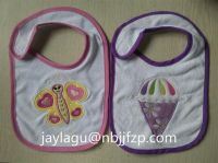 Baby bib with emb