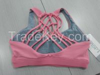 Fashion women fitness wear seamless yoga sport bra