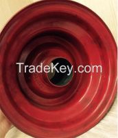 8X5.5 Inch Red Agriculture Wheel Agriculture Cart Wheel best price