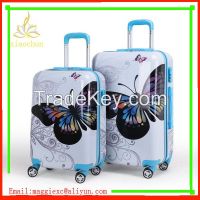 Custome Design abs pc luggage in 3 sets