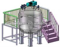 Industrial Chemical Mixing Tank with Agitator for Paint/Cosmetic/Food Processing From China