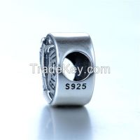 925 Silver Brazil Style Charm Beads Fit For European Bracelet T179