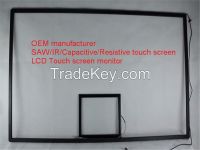 (12.1-100'') 65 inch IP65 waterproof Infrared touch screen panel