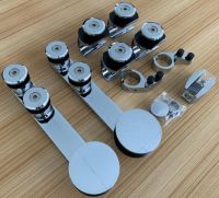 Golden Stainless steel glass sliding shower door rollers/sliding door parts accessories/shower glass hardware for bathroom