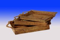 Rectangular Tray Side Handle S/3