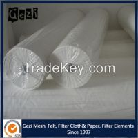 Gezi factory price high quality micron thread diameter polypropylene/polyester/nylon woven mono filter cloth for filter press