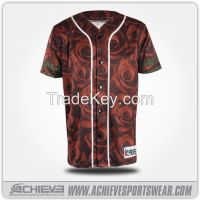 Hot Selling Short Sleeve Baseball Jersey