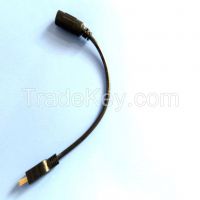 CFTW DC Power Supply plug Adapter Female 5.5Ã2.1mm To Mini USB Charging Cable From China