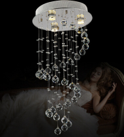 Modern hot sale interior decorative crystal chandlier , hanging pendant light