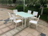 Unique Design Aluminium Dining Table And Chair