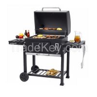 Charcoal BBQ Barbecue grill with Trolly Cart ;garden barbecue grill From China