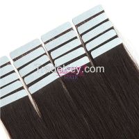 Pu Tape In 100%remy Human Hair Extensions Seamless Skin Weft Hair