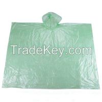 PE Disposable Rain Poncho