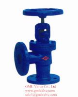 DIN angle type globe valve