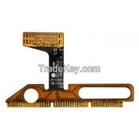 Flexible PCB for Capacitive Touch Screen, Immersion Gold Surface Treatment