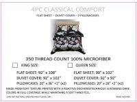 DIGITAL PRINTED DUVET COVER(4 PEICE)