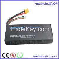 Good selling 12000mah 14.8v rc helicopter battery with long battery life From China