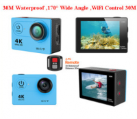 Gopro Hero3 Style 4k WiFi Sport Camera with Wrist Remote Controller