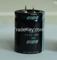 Low  Resistance Capacitor Snap In Electrolytic