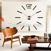 Original brand big size diy wall clock max3 mirror stick DIY sticker acrylic wall clock