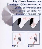 T. C. T. Sawblades for Wood Cross Cutting