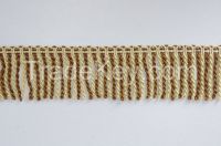 Decorative Gold and Coffee Bullion fringe for curtain