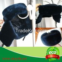 Winter warm sheepskin russian ushanka