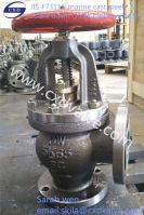 JIS marine cast steel screw down angle valves 5K F7312C