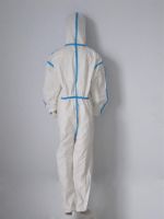 One Used Coverall Disposable Protective Clothing