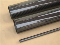 3k plain weave glossy carbon fiber tubes