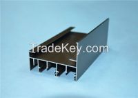 6063 / 6060 T5 Aluminium Construction Profiles With Bronze Anodizing