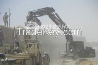 wire gulf war blast wall welded stone cage Qiaoshi