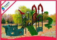 Outdoor Playground Equipment Slide, Swing Set GM-002