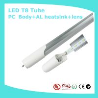 LED T8 tube light 9W-22W with UI SAA CE C-tick approval